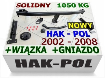 HAK HOLOWNICZY+WIĄZKA FORD FIESTA 2002-2008 MK6 VI