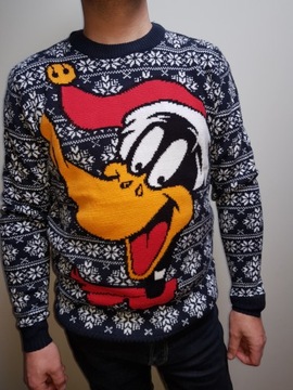 SWETER MĘSKI ŚWIĄTECZNY LOONEY TUNES XL + reserved