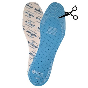 Przeciwpotne Wkładki do Butów Obuwia Antybakteryjne SECO ActiFresh 36-46