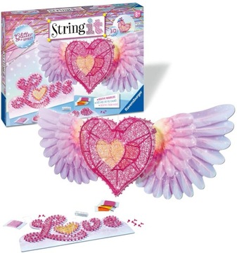 Ravensburger String it Maxi 3D zestaw nici serce love