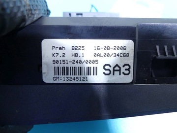 KONZOLA PANEL VENTILACE OPEL ASTRA III H 04-14