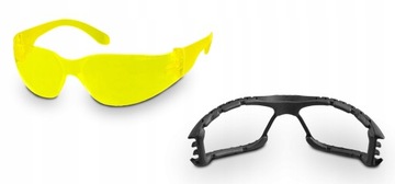 Защитные рабочие очки, УФ-ФИЛЬТР, противоосколочный.
