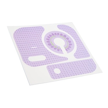 Наклейки на тело с рисунком точек подсолнечника