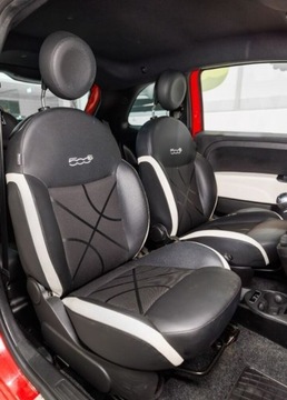 Fiat 500 II Seria 4 1.2 69KM 2017 Fiat 500 1.2 Lounge Dualogic 1.2 Benzyna 69KM, zdjęcie 20