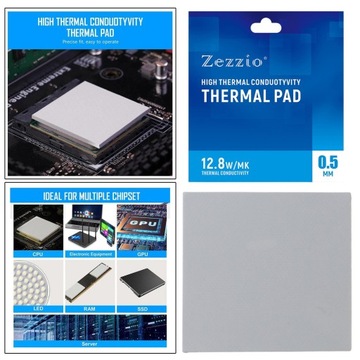 Термопрокладка 120х120мм Термопрокладка 2мм 2,5мм 1,5мм