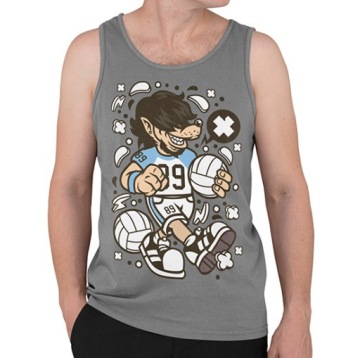 TANK TOP ANIMOWANE WOLF VOLLEY BALL PLAYER