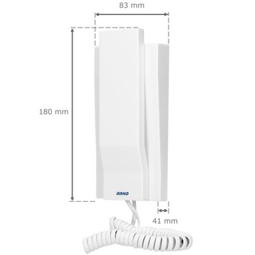 ИНТЕРКОМ-ТЕЛЕФОН ДЛЯ ВОРОТ КАЛИТКИ СО СЧИТЫВАТЕЛЕМ RFID-КЛЮЧЕЙ НА КРЫШЕ, НАВЕРХНОСТНЫЙ ORNO