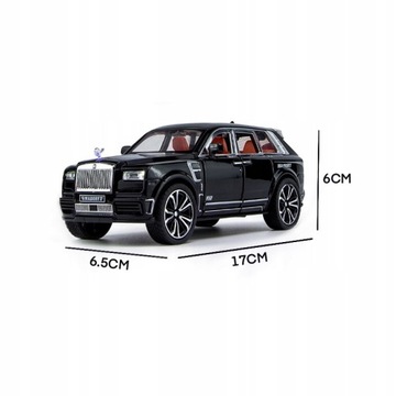 Модель металлического автомобиля Rolls-Royce Cullinan 1:32