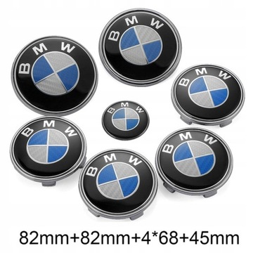 BMW ЛОГОТИП ЭМБЛЕМА НАБОР 7 ШТ.