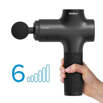 PISTOLET DO MASAŻU MASAŻER DO PLECÓW CIAŁA STÓP MASSAGE GUN REBEL ACTIVE