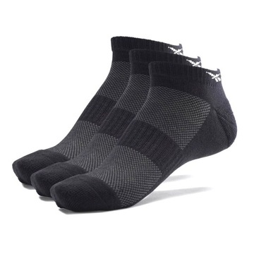 Reebok Zestaw 3 par niskich skarpet unisex Te Low Cut Sock 3P GH0408 Black