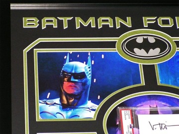 Вэл Килмер Автограф Бэтмена в красивой рамке Сертификат подлинности ХИТ