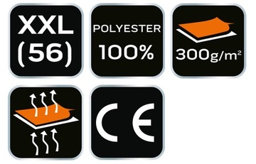 Толстовка NEO Fleece, черная, размер XXL/58