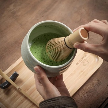 НАБОР ПОДСТАВКИ CHASEN MATCHA КЕРАМИЧЕСКАЯ ЛОЖКА-КИСТОЧКА ЧАСЯКУ