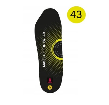 MASCOT PRZECIWWSTRZĄSOWE WKŁADKI DO BUTÓW INSOLES ROZMIAR 43