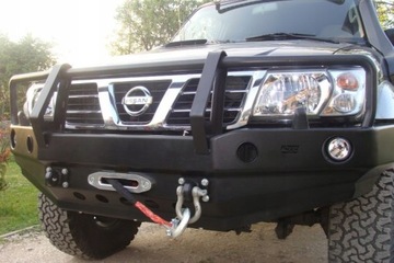СТАЛЬНОЙ ПЕРЕДНИЙ БАМПЕР ДЛЯ NISSAN PATROL Y61