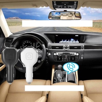 LOKALIZATOR GPS GP17 ŁADOWARKA 2x USB PODSŁUCH SOS