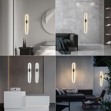 СВЕТОДИОДНЫЙ НАСТЕННЫЙ СВЕТИЛЬНИК СОВРЕМЕННЫЙ ЛИНЕЙНЫЙ НАСТЕННЫЙ СВЕТИЛЬНИК 60 СМ