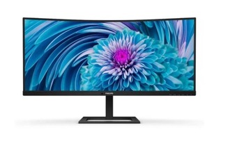 Monitor 346E2CUAE 34 cale VA Curved HDMI DP USB-C
