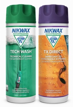 Nikwax ZESTAW TWIN Tech Wash 300ml + TX.Direct Wash-In 300ml