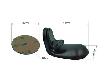 Магнитный держатель телефона, сильный, 90 градусов