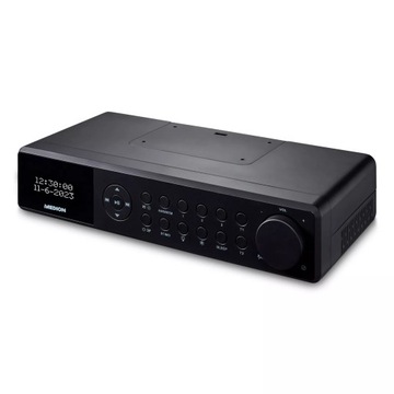 PODSZAFKOWE RADIO KUCHENNE DAB+ BLUETOOTH FM STEREO LAMPKA LED CZARNE