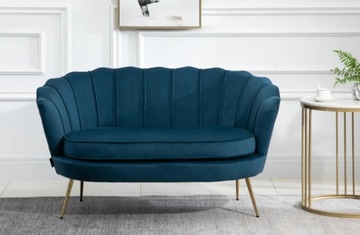 Glamour Kanapa Muszla welur wybór koloru staranne wykonanie