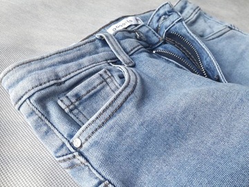 SPODNIE GOODIES DAMSKIE JEANS RURKI WYSZCZUPLAJĄCE