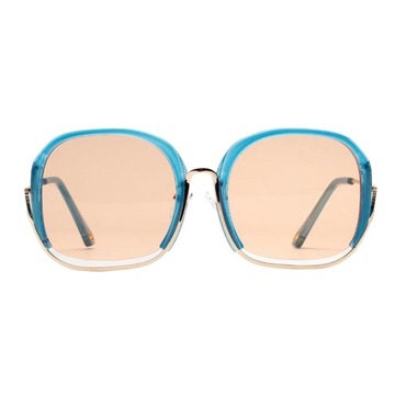sklep Nowość Metal UV400 Duże okulary