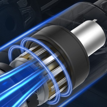 Мини-портативный беспроводной черный пылесос