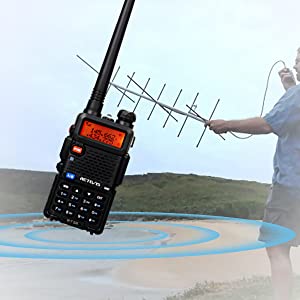 Двухдиапазонная рация Retevis RT5R (черный, 1 шт.)