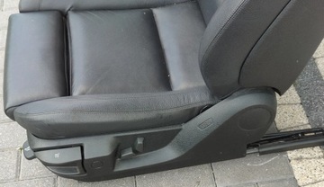 BMW 5 F10 F11 2011 SEDADLO LEVÝ PŘEDNÍ M-PAKET ČERNÁ KŮŽE UK