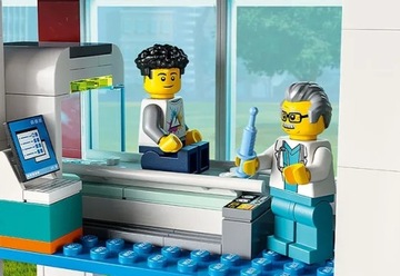 LEGO CITY БОЛЬНИЦА С ПАЦИЕНТАМИ ВЕРТОЛЕТ СКОРОЙ ПОМОЩИ