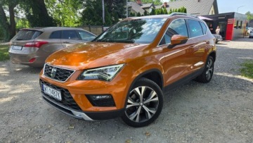 Seat Ateca SUV 1.4 EcoTSI 150KM 2017 Seat Ateca 1.4 TSI 150KM 4DRIVE Bezwypadek Kamera