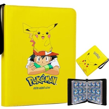 ALBUM segregator na 900 KART POKEMON z uchwytem