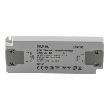 Zasilacz LED 12V DC 20W ZNS-20-12
