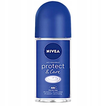 NIVEA WOMEN ROLL-ON DEZODORANT ANTIPERSPIRANT DAMSKI KULKA PROTECT & CARE