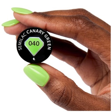 SEMILAC LAKIER HYBRYDOWY 040 CANARY GREEN 7ml