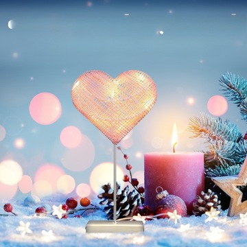 СЕРДЦЕ-ЛАМПА, НОЧНИКИ, НАСТОЛЬНЫЕ ЛАМПЫ