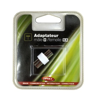 Adapter Przejściówka Antenowa 9 Męski - 9,5 Żeński