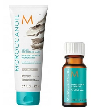 Маска MoroccanOil DEPOSITING PLATINUM + уход