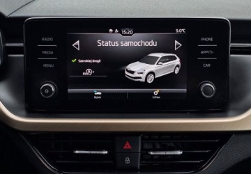 Skoda Kamiq Crossover 1.0 TSI 110KM 2022 Skoda Kamiq Niski przebieg - Tempomat ACC 210kmh - Czujniki - Kamera - Fak, zdjęcie 18