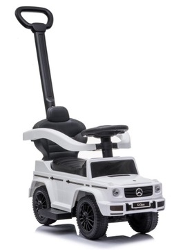 Детские ходунки-коляска Mercedes Benz G Class с белой толкачкой