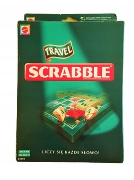 Игра Scrabble Travel (издательство Mattel) Игра «Путешествия в чемодане» UNIKAT ed. Польша