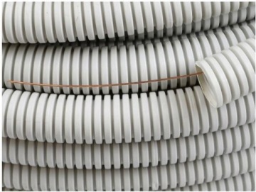 ТРУБА ГОФРИРОВАННАЯ РКГЛ 16 СЕРАЯ 320Н + ПИЛОТ АКС 444033 50М