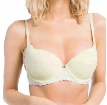 Biustonosz Gładki Push-Up Bra ATLANTIC Mistique r.75A