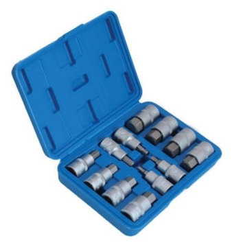 ZESTAW NASADEK HEX 1/2″ 12 SZT SATRA S-SH1212