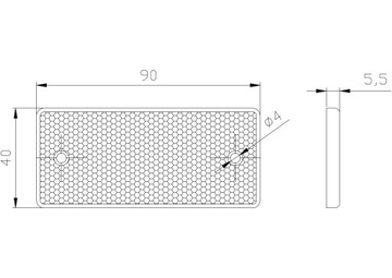 ФОНАРЬ-ОТРАЖАТЕЛЬ ПРИВИНЧИВАЕМЫЙ ДЛЯ ПРИЦЕПОВ, БЕЛЫЙ