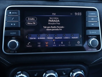 Nissan Micra V 1.0 DIG-T 117KM 2019 Nissan Micra 1.0 DIG-T, Salon Polska, Skóra, zdjęcie 11