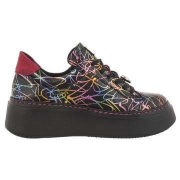 Buty Sneakersy Damskie Maciejka Czarne 06191-39